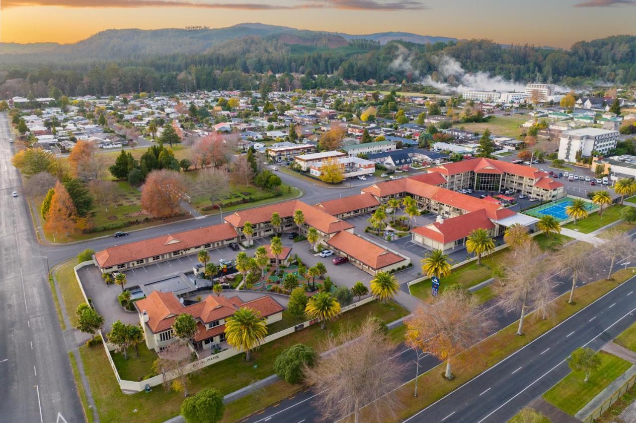 Regal Palms Resort Rotorua Luaran gambar Aerial view of the motel